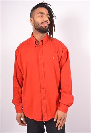 VINTAGE YVES SAINT LAURENT SHIRT RED