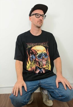 Megadeth T-shirt Black Size XXL 