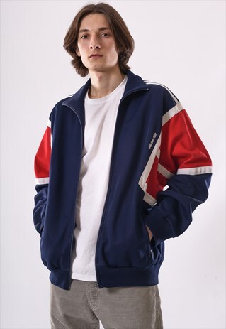 90'S VINTAGE MENS ADIDAS ORIGINALS TRACK TOP SUIT JACKET