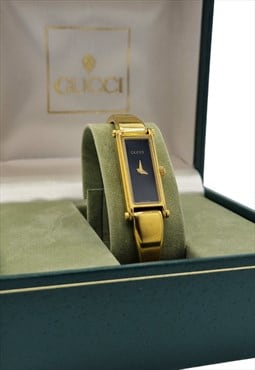 Vintage Gucci Watch L 1500, gold plated