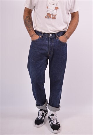 VINTAGE LEVI'S 501 JEANS SLIM FIT BLUE