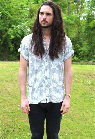VINTAGE 90S HAWAIIAN USA SHIRT - MEDIUM - FESTIVAL FLORAL