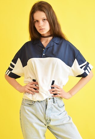 90'S RETRO NAUTICAL OVERSIZED T-SHIRT TEE TOP