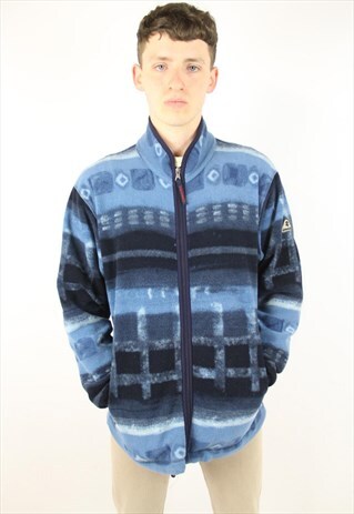 VINTAGE FLEECE ZIP UP JACKET