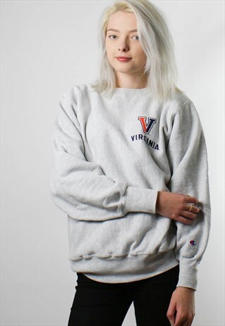 CHAMPION ROUND NECK COLLEGE SWEATSHIRT JUMPER