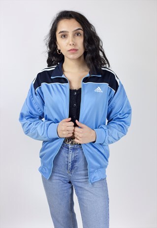 VINTAGE 90'S ADIDAS BLUE/NAVY SPORTS JACKET