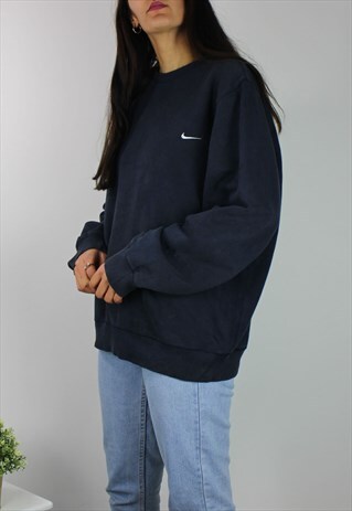 VINTAGE NIKE SWEATSHIRT W TICK LOGO FRONT