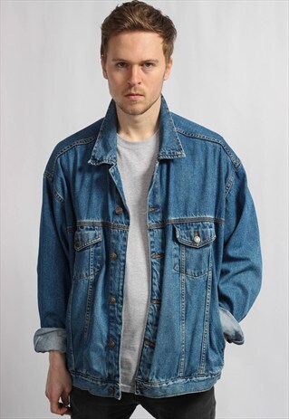 VINTAGE OVERSIZED DENIM JACKET