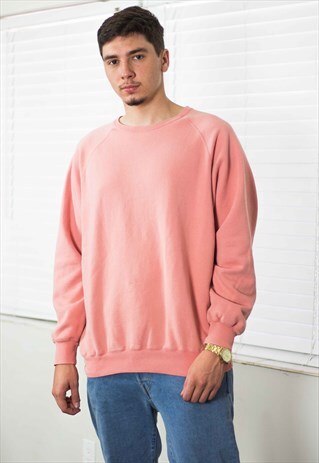 VINTAGE POLO RALPH LAUREN PASTEL SWEATSHIRT JUMPER 90S 18.7