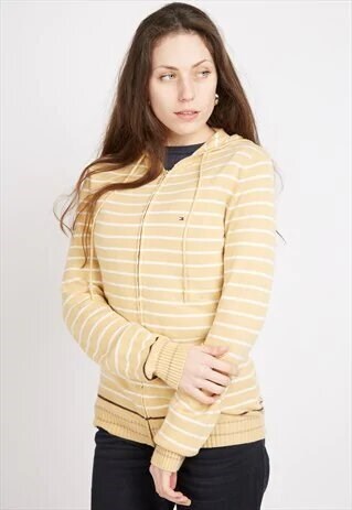 VINTAGE TOMMY HILFIGER STRIPED HOODIE