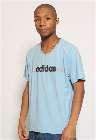 VINTAGE ADIDAS T-SHIRT BLUE