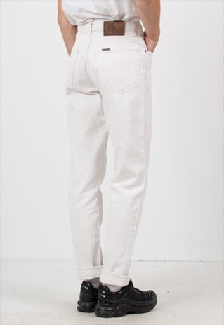 VINTAGE WHITE CALVIN KLEIN DENIM JEANS