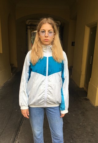 VINTAGE 90' OLDSCHOOL COOL FESTIVAL ZIPPED JACKET