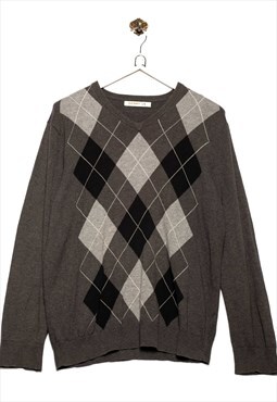 Old Navy Sweater Burlington Pattern Grey/Black