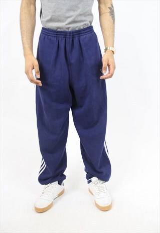 VINTAGE ADIDAS NAVY TRACKSUIT BOTTOMS