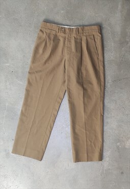 Vintage 90s Baggy Brown Oversize Dad Pants