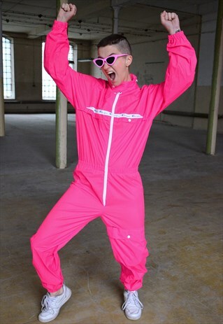 CHAMPION RARE 90S VINTAGE PINK JUMPSUIT