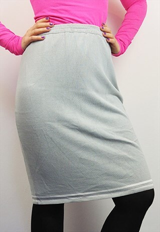 VINTAGE 90'S KNIT SPORT CASUAL MIDI PENCIL SKIRT
