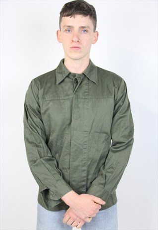 VINTAGE 90S GREEN SHIRT JACKET