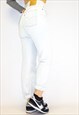 Vintage 90's Pale Blue/ White 501 Straight Leg Levi's Jean