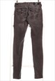 True Religion 90's Billy Super T Skinny Denim Jeans 25 Grey