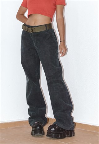 Vintage 90S Plus Size Full Length Relaxed Wide Leg Pants