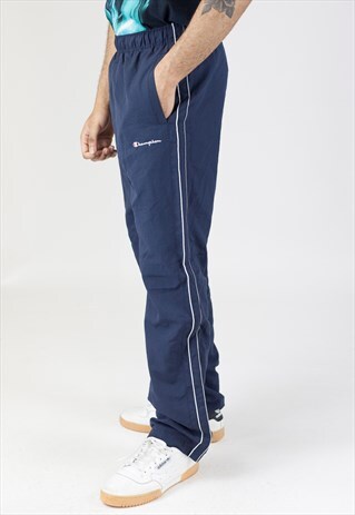 VINTAGE CHAMPION NAVY TRACKSUIT BOTTOMS