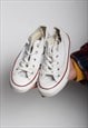 VINTAGE CONVERSE LOW TOP TRAINERS WHITE SIZE UK 4