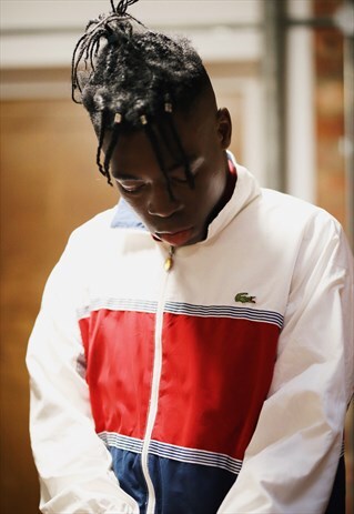 RARE LACOSTE VINTAGE TRACKSUIT SPORTS JACKET ZIP UP
