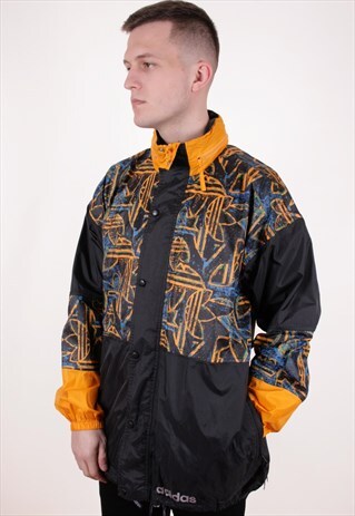 90S VINTAGE ADIDAS SHELL RAINPROOF JACKET AA9076