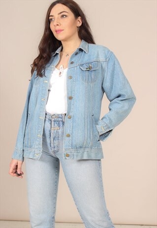 VINTAGE 70S LEE DENIM JACKET IN LIGHT WASH