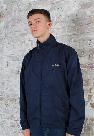 VINTAGE POLO SPORT RALPH LAUREN FULL ZIP WINDBREAKER JACKET