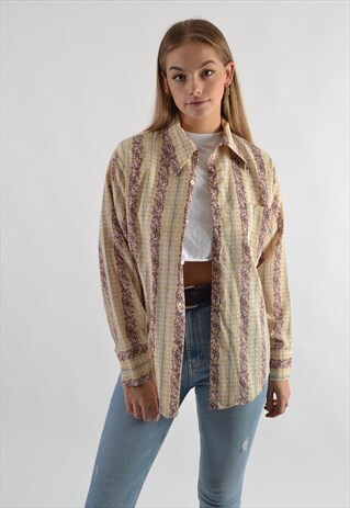 VINTAGE PATTERN SHIRT GSS1456