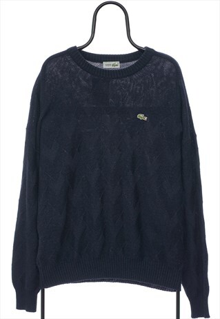 VINTAGE CHEMISE LACOSTE 80S NAVY JUMPER MENS