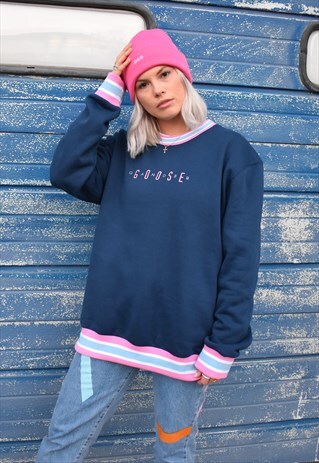 G&G UNISEX NAVY P/T CUSTOM SWEAT