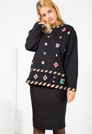 VINTAGE 80S KNIT JUMPER / S0056
