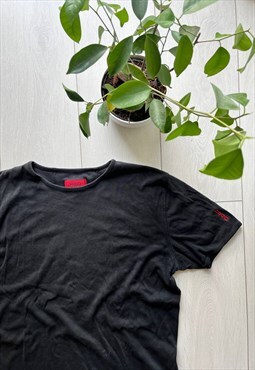 Hugo Boss Red Tag Black Tshirt Streetwear