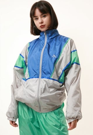 90S VINTAGE PUMA SHELL SPORTS SUIT JACKET TROUSERS 16182