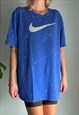 VINTAGE BLUE NIKE T-SHIRT 