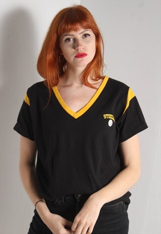 VINTAGE PITTSBURGH STEELERS T-SHIRT BLACK