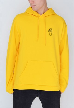 YELLOW FRESH AS F-CK HOODIE