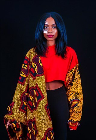 SLASHED: AGBADA SWEATSHIRT