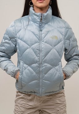Vintage The North Face 550 Series Baby Blue Puffer Jacke