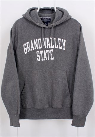 CHAMPION HOODIE / JUMPER IN GREY COLOUR, GRAND VALLEY STATE,