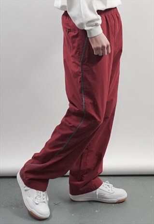 VINTAGE 90'S NIKE BURGUNDY CARGO PANTS