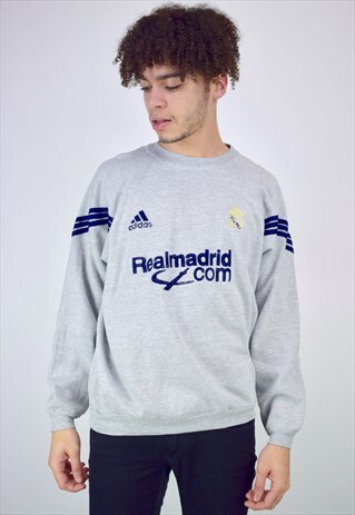 VINTAGE 90'S ADIDAS REAL MADRID SWEATSHIRT