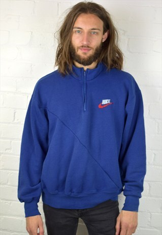 VINTAGE 90'S NIKE 1/4 ZIP SWEATSHIRT