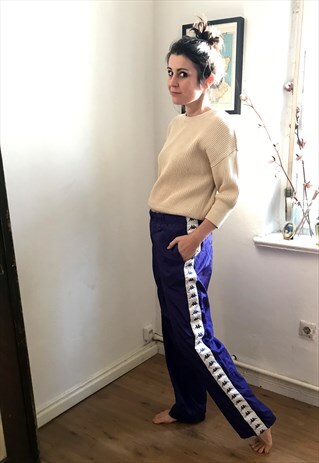 90S PURPLE KAPPA TRACKSUIT PANTS