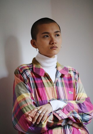 RARE VINTAGE LACOSTE CHECKJACKET