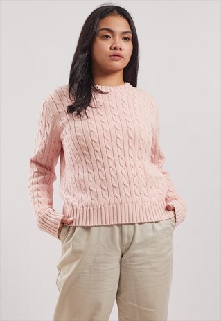 VINTAGE TOMMY HILFIGER CABLE KNIT JUMPER